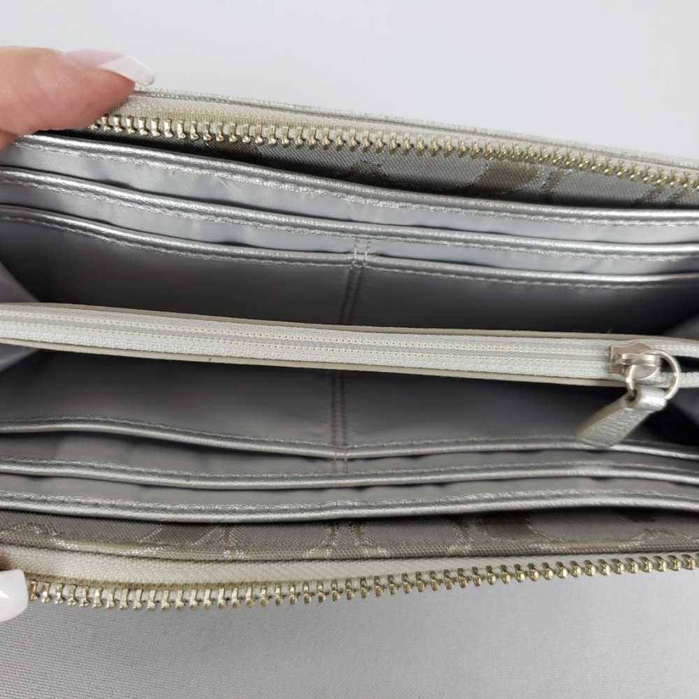 Coach Grey Monogram Wallet - Picture 4 of 4